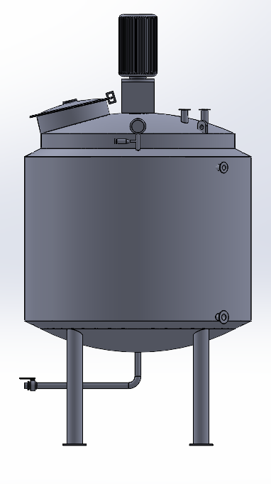 Ribbon Blender Mixer Alternate View